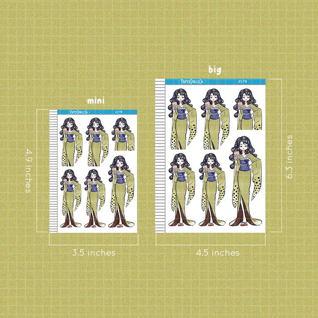 Ocha | Tokyo Wanderer | Just Dolls Sticker | J179