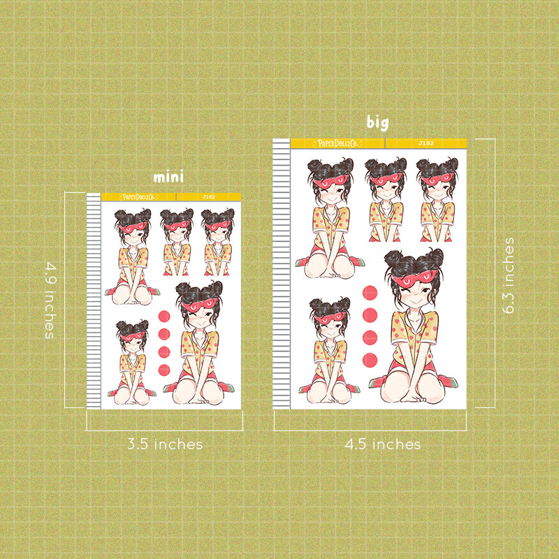 Sunshine | Summer Camp | Just Dolls Sticker | J182