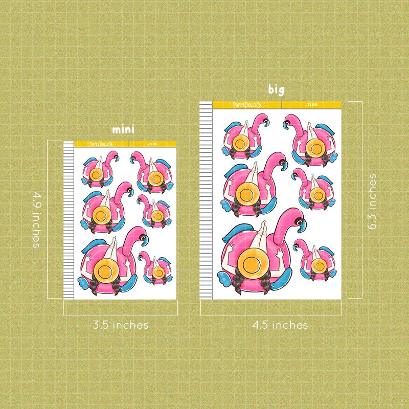 Superb | Summer Time | Just Dolls Sticker | J185