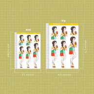 Sunny | Summer Time | Just Dolls Sticker | J188