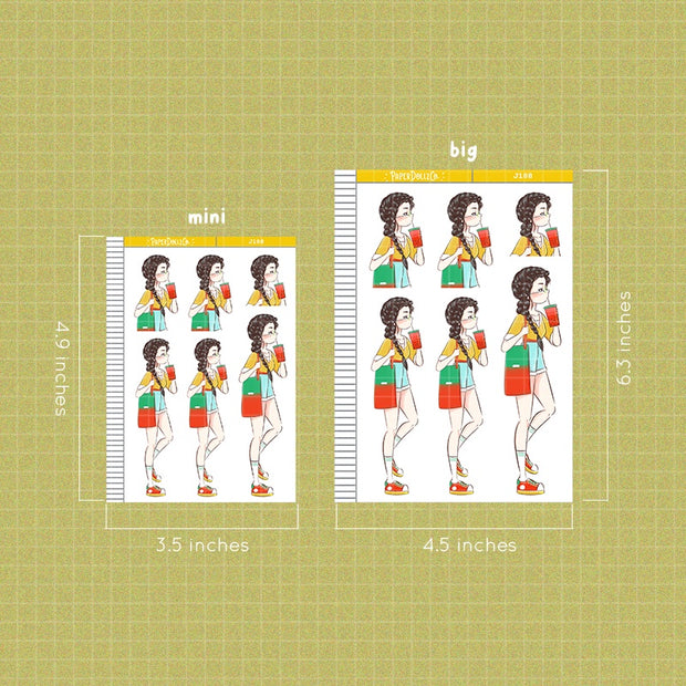 Sunny | Summer Time | Just Dolls Sticker | J188
