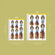Carefree | Summer Time | Just Dolls Sticker | J189