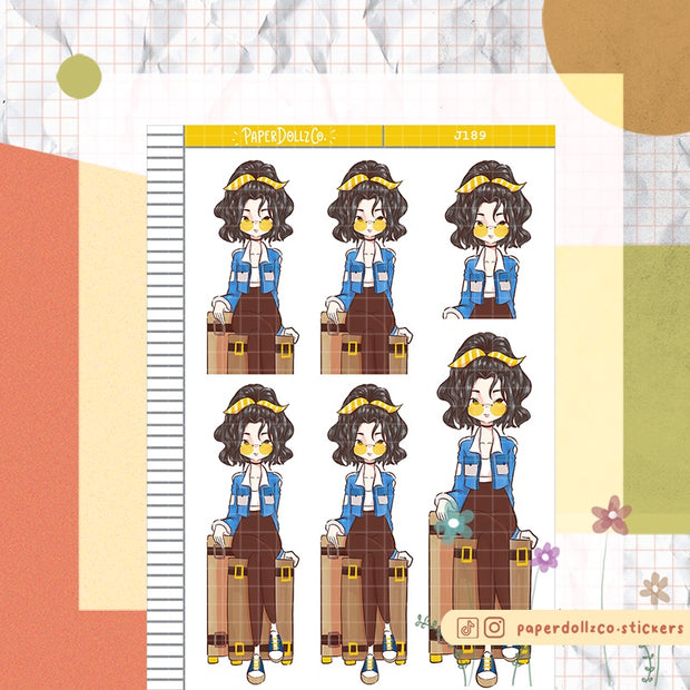 Carefree | Summer Time | Just Dolls Sticker | J189