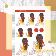 Cheers | Cozy Holiday | Just Dolls Sticker | J190