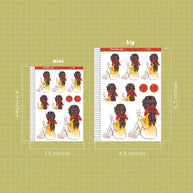 Cheers | Cozy Holiday | Just Dolls Sticker | J190