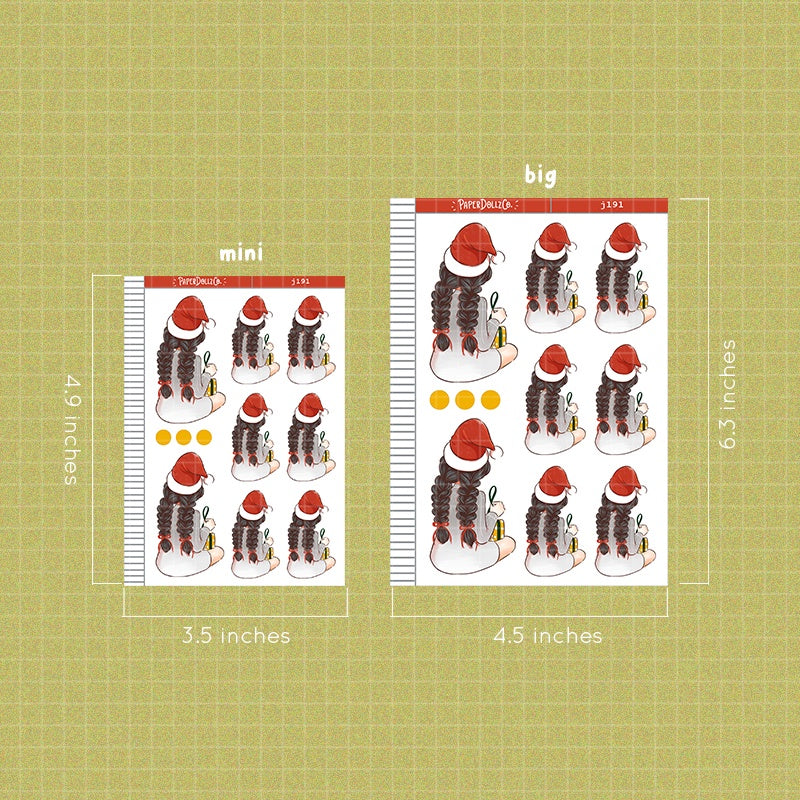 Jolly | Cozy Holiday | Just Dolls Sticker | J191