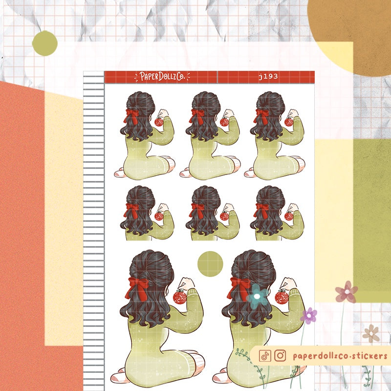 Fancy | Cozy Holiday | Just Dolls Sticker | J193