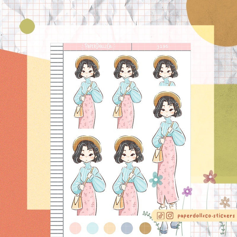 Deciduous | Fall in Love | Just Dolls Sticker | J195