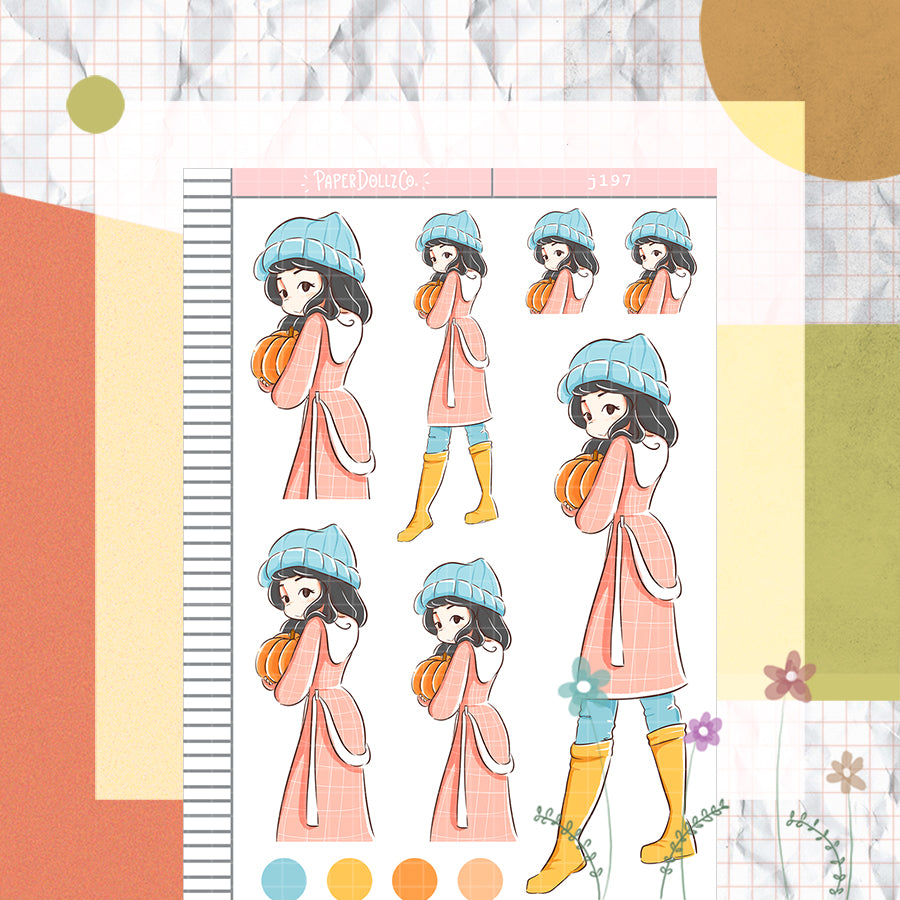 Bountiful | Fall in Love | Just Dolls Sticker | J197