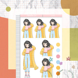Golden | Fall in Love | Just Dolls Sticker | j199