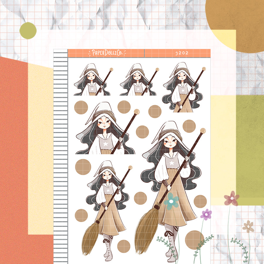 Spook-Takular | Sorceress | Halloween Just Dolls Sticker | J202