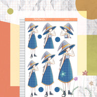 Moonlit | Sorceress | Halloween Just Dolls Sticker | J203