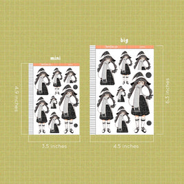 Mystical | Sorceress | Halloween Just Dolls Sticker | J206