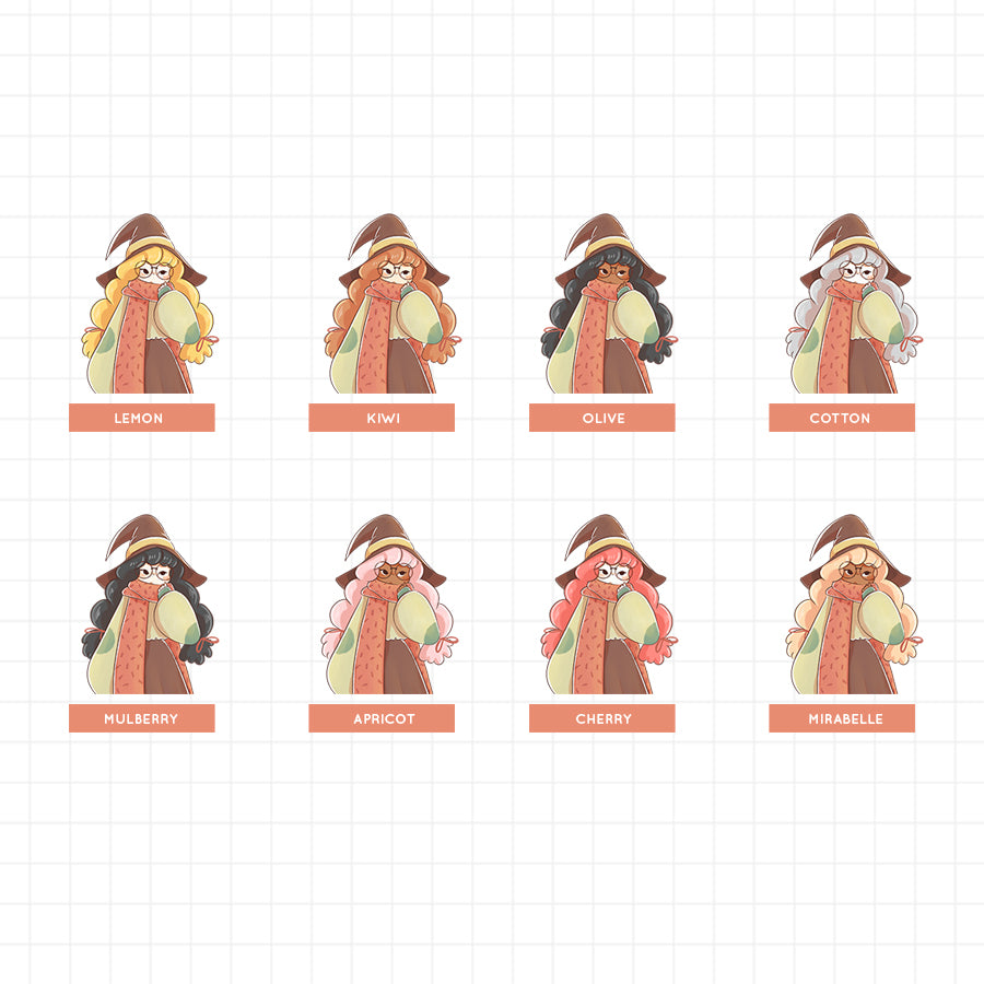 Mystical B | Sorceress | Halloween Just Dolls Sticker | J207