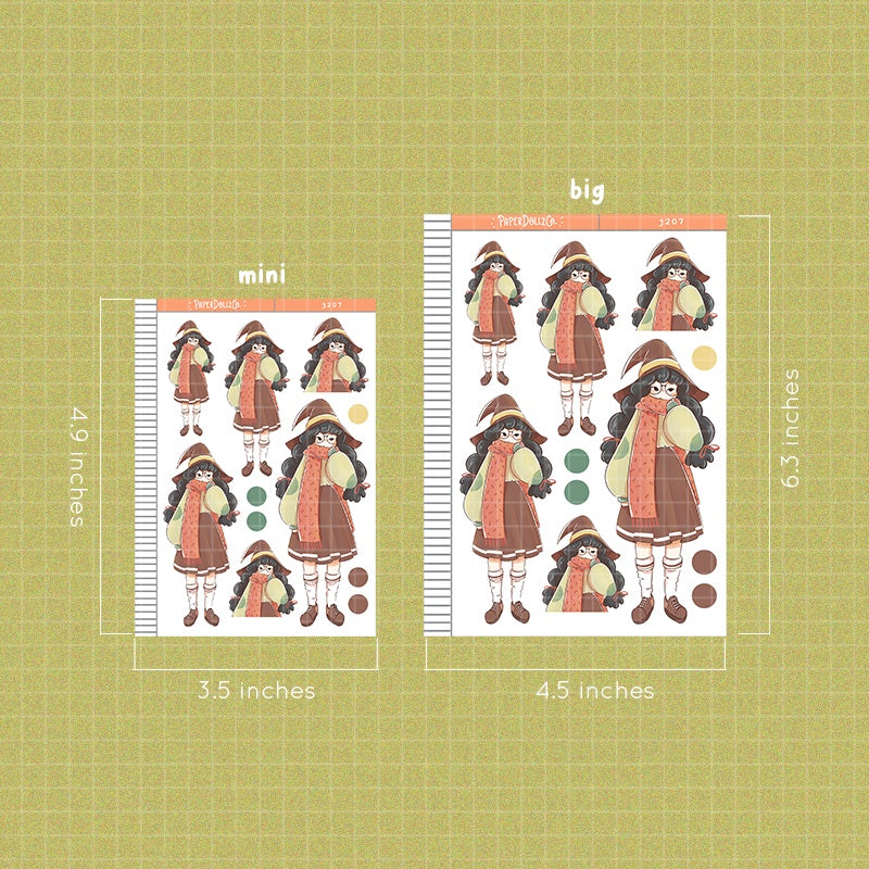 Mystical B | Sorceress | Halloween Just Dolls Sticker | J207