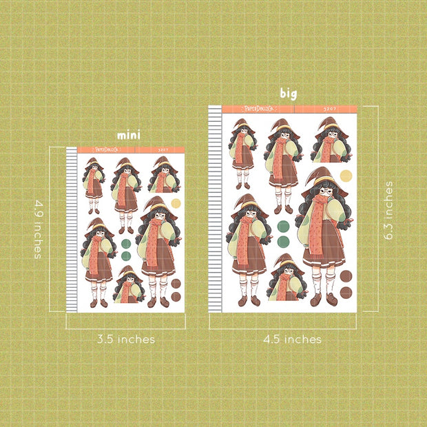 Mystical B | Sorceress | Halloween Just Dolls Sticker | J207