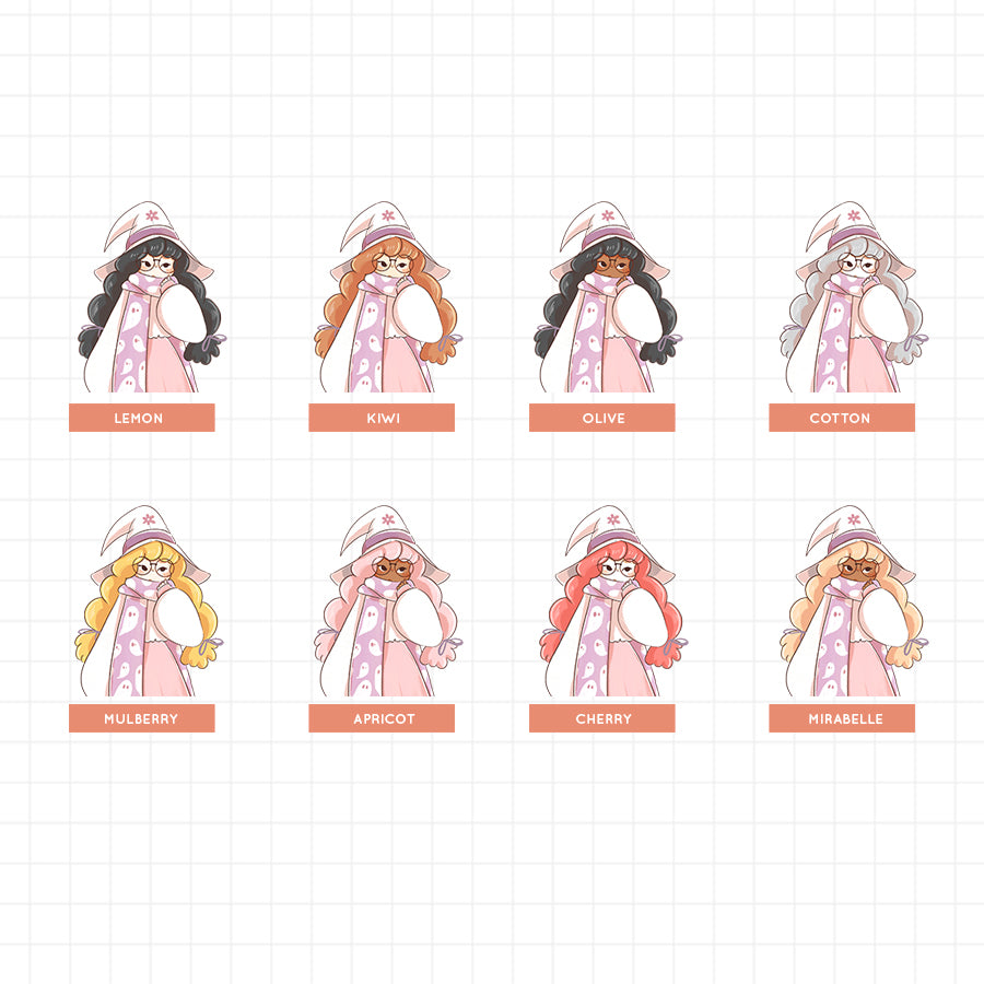 Mystical C | Sorceress | Halloween Just Dolls Sticker | J208