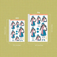 Mystical D | Sorceress | Halloween Just Dolls Sticker | J209