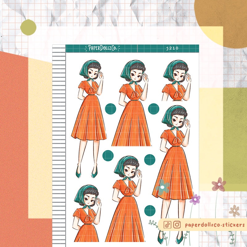 Homey | Way out 60s | Just Dolls Sticker | J210