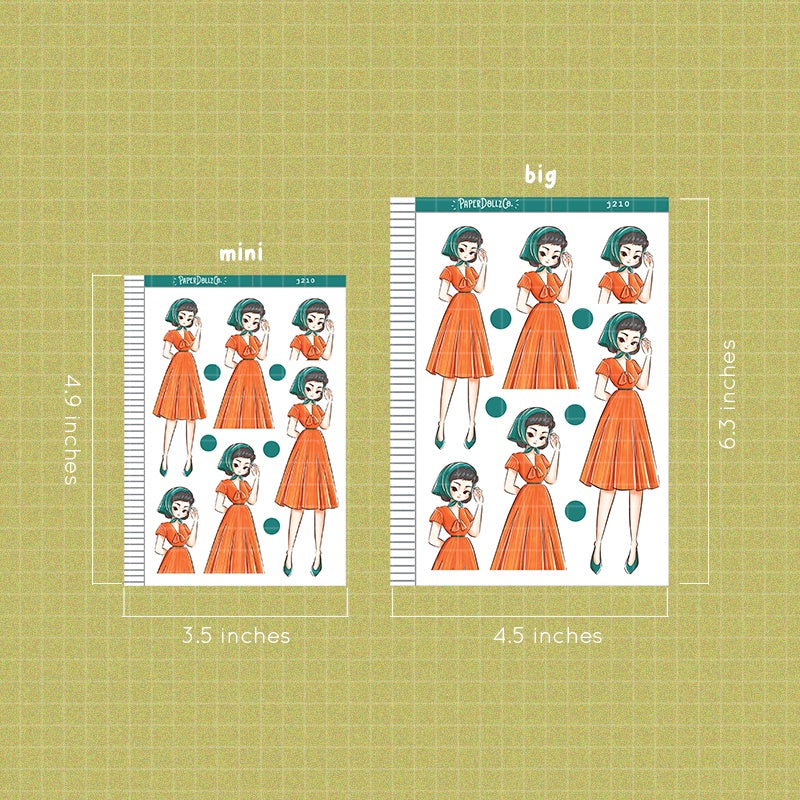 Homey | Way out 60s | Just Dolls Sticker | J210
