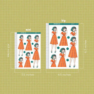 Homey | Way out 60s | Just Dolls Sticker | J210