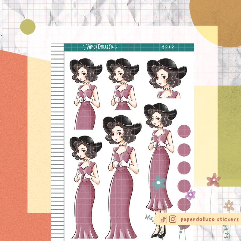 Formal | Way out 60s | Just Dolls Sticker | J212