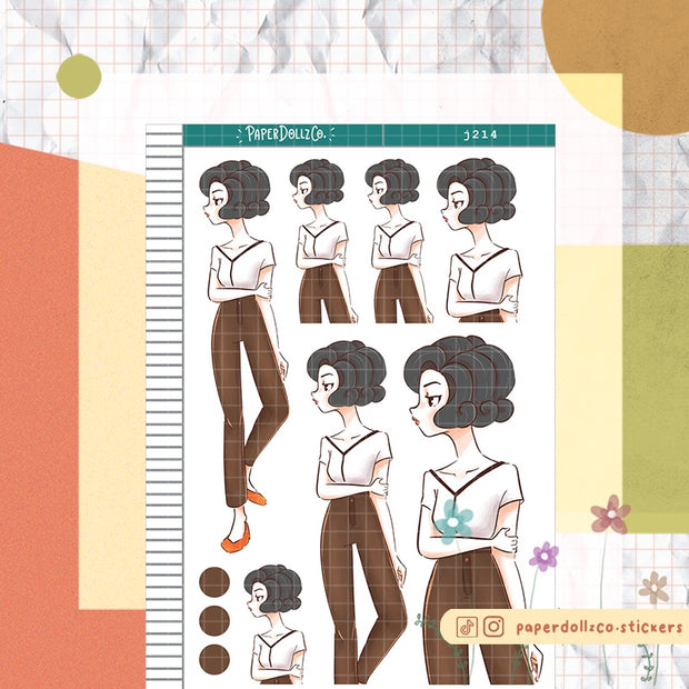 60s Queen | Way out 60s | Just Dolls Sticker | J214