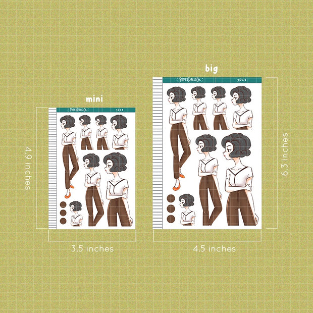 60s Queen | Way out 60s | Just Dolls Sticker | J214