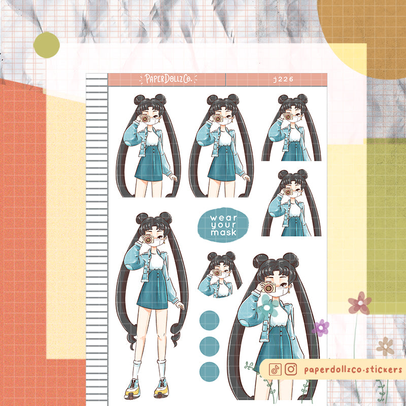 Denim | Wear Your Mask | Just Dolls | J226