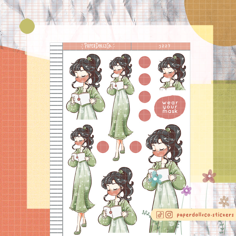 Floral | Wear Your Mask | Just Dolls | J227