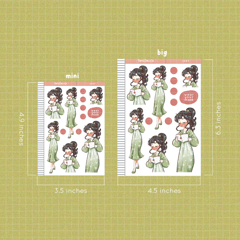 Floral | Wear Your Mask | Just Dolls | J227