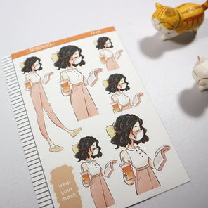 Strawberry | Wear Your Mask | Just Dolls | J249