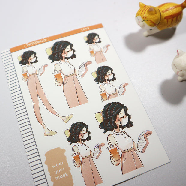 Strawberry | Wear Your Mask | Just Dolls | J249