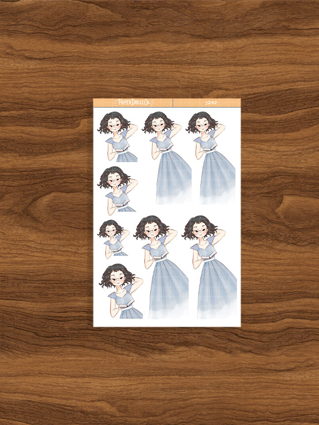 Lilac | Picnic Diaries | Just Dolls Stickers   | J292