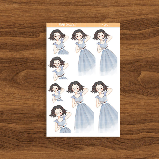 Lilac | Picnic Diaries | Just Dolls Stickers   | J292