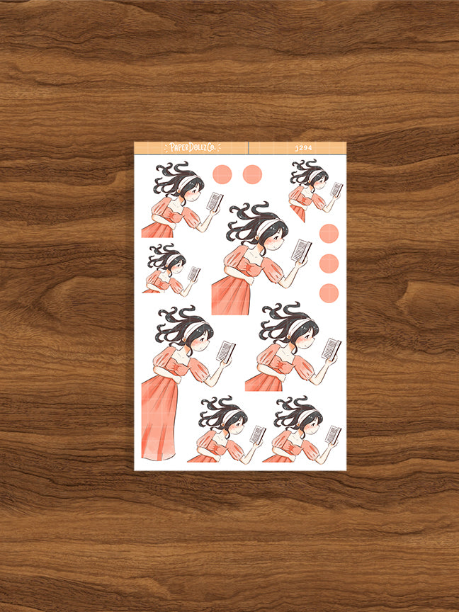 Tangerine | Picnic Diaries | Just Dolls Sticker | J294