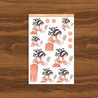 Tangerine | Picnic Diaries | Just Dolls Sticker | J294