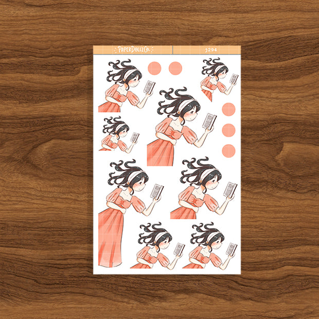 Tangerine | Picnic Diaries | Just Dolls Sticker | J294