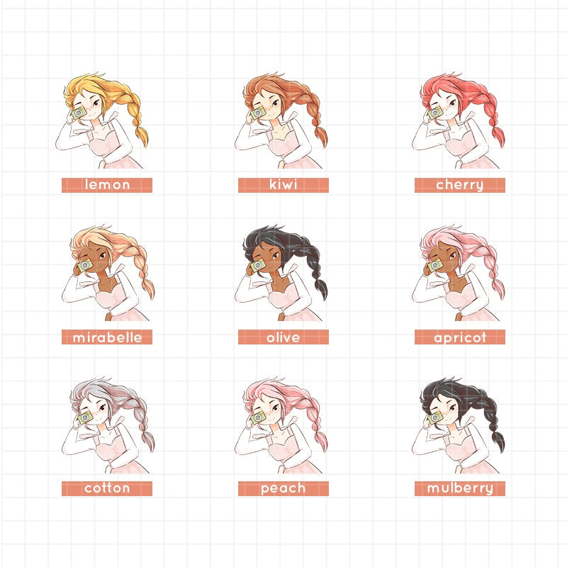 Blush | Picnic Diaries | Just Dolls Sticker | J296
