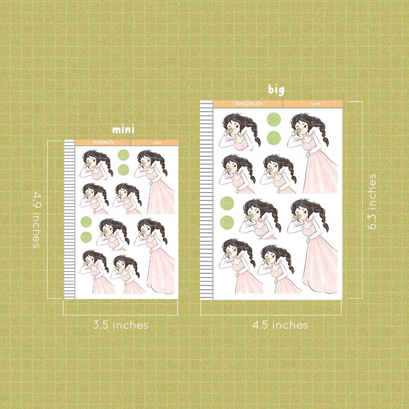 Blush | Picnic Diaries | Just Dolls Sticker | J296