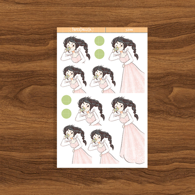 Blush | Picnic Diaries | Just Dolls Sticker | J296