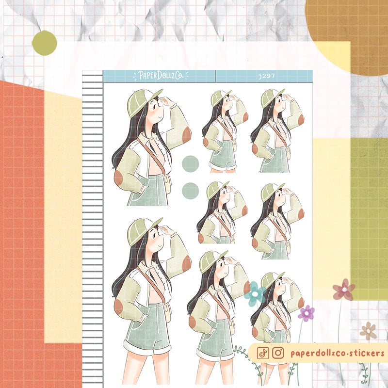 Balloon Fest | My Fair Ladies | Just Dolls Sticker | J297