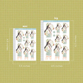 Balloon Fest | My Fair Ladies | Just Dolls Sticker | J297