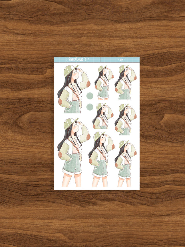 Balloon Fest | My Fair Ladies | Just Dolls Sticker | J297