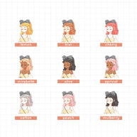 Ferris Wheel | My Fair Ladies | Just Dolls Sticker | J298