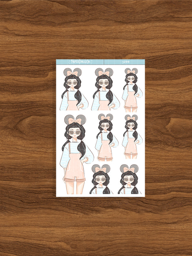 Swing Ride | My Fair Ladies | Just Dolls Sticker | J299