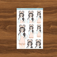 Swing Ride | My Fair Ladies | Just Dolls Sticker | J299