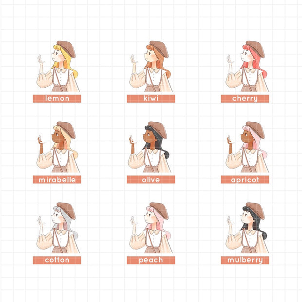 Candy Cart | My Fair Ladies | Just Dolls Sticker | J300
