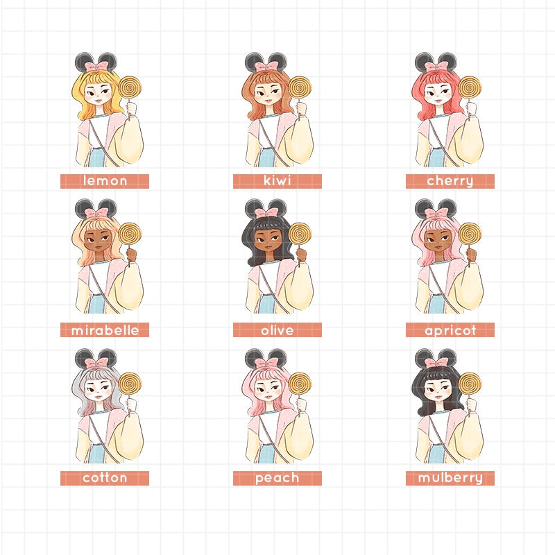 Bump Car | My Fair Ladies | Just Dolls Sticker | J301