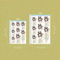 Bump Car | My Fair Ladies | Just Dolls Sticker | J301